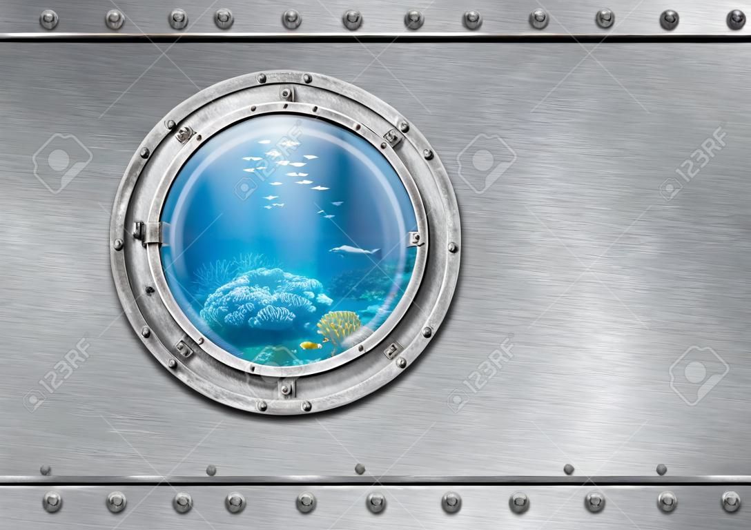 подводная лодка металла иллюминатор подводной