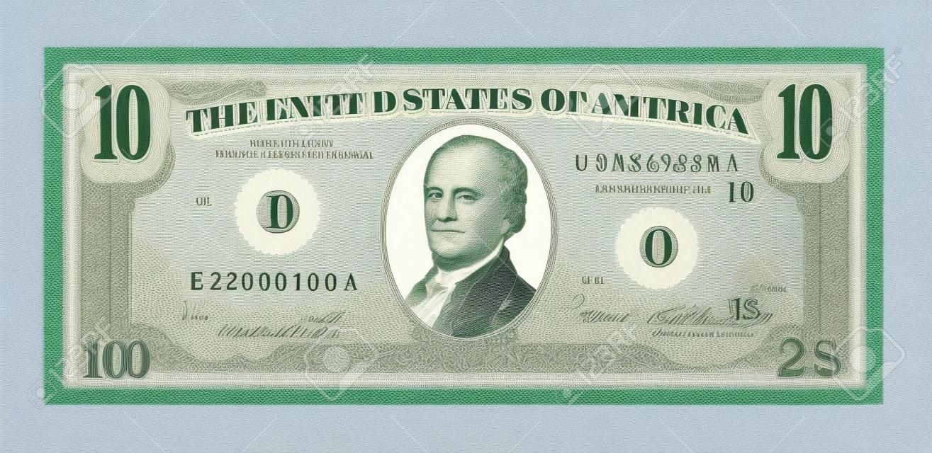 10 US dollars banknote