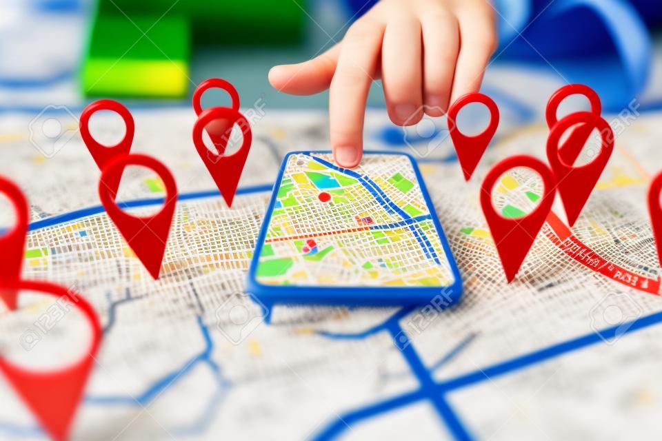 Local Map Pin Marker Search In City