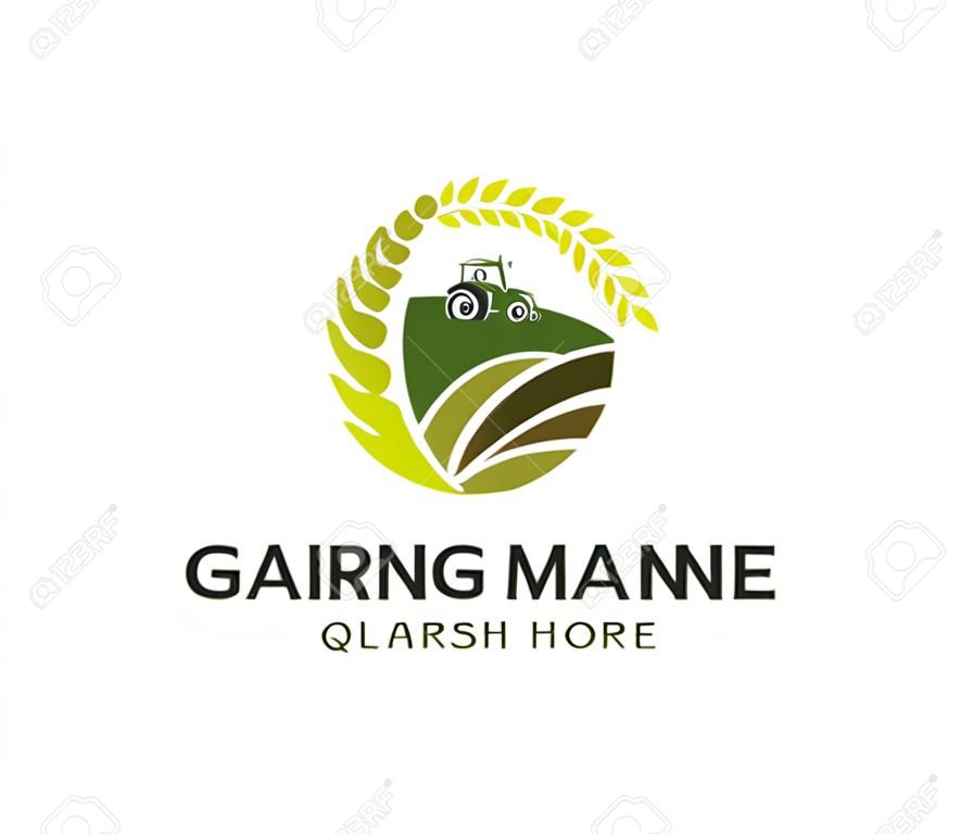 vector logo design perfectly suitable for agriculture.