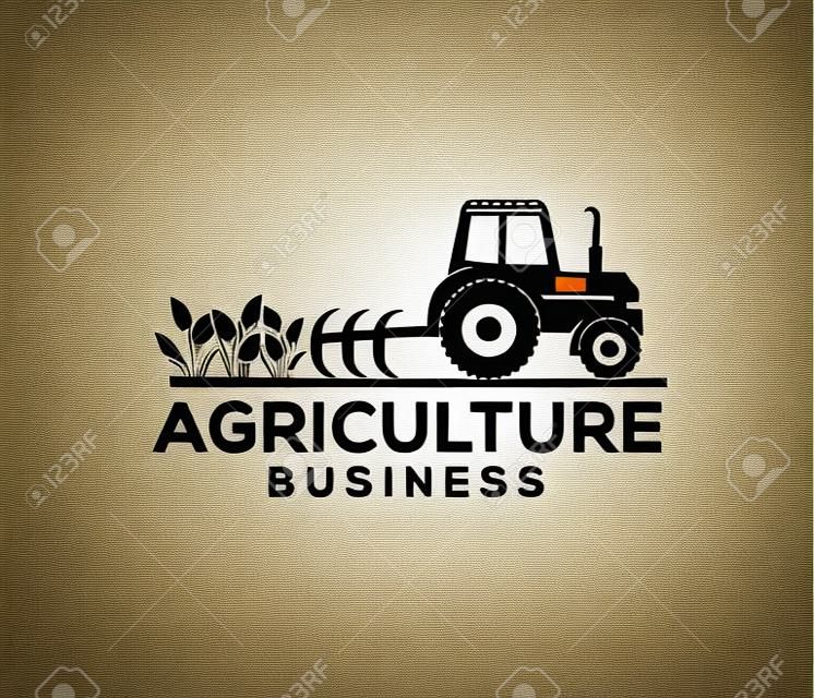 벡터 로고 디자인 및 농업의 그림 비즈니스, 회사, 연구, 수확, 공장, 기술, 농업 경제학, 출원, 실험실
