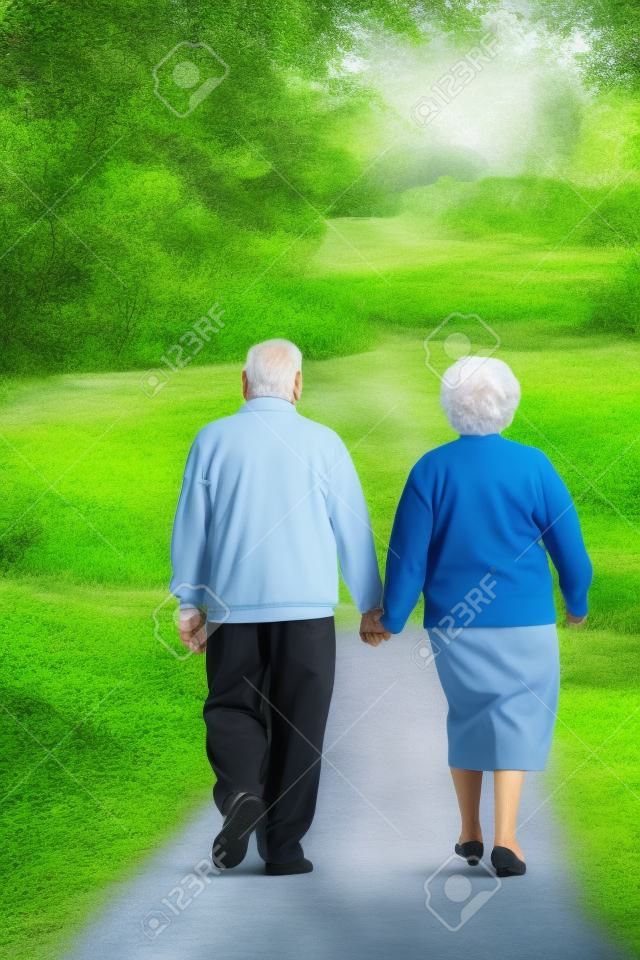 grandma and grandpa take a walk