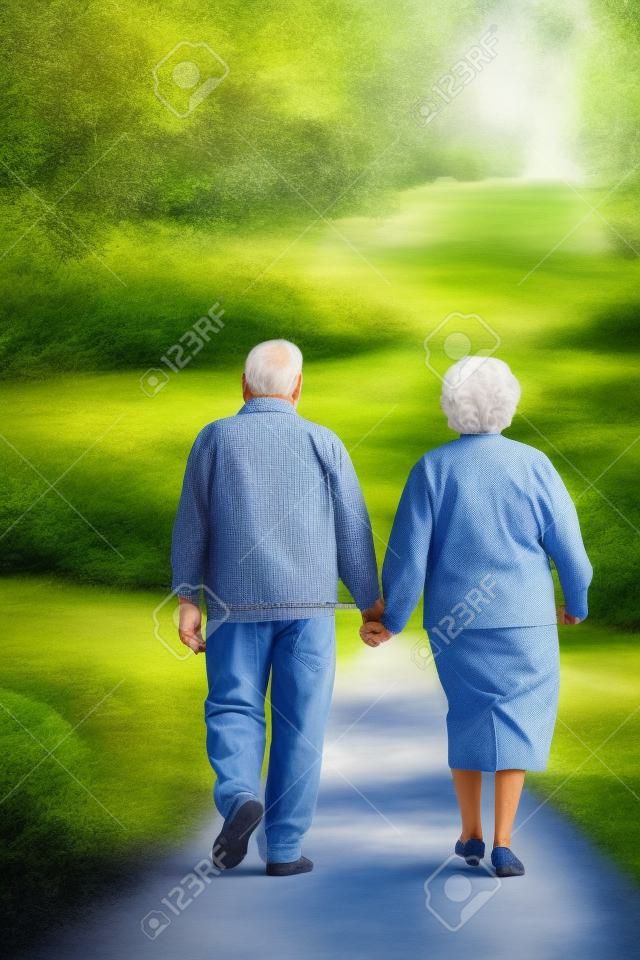grandma and grandpa take a walk