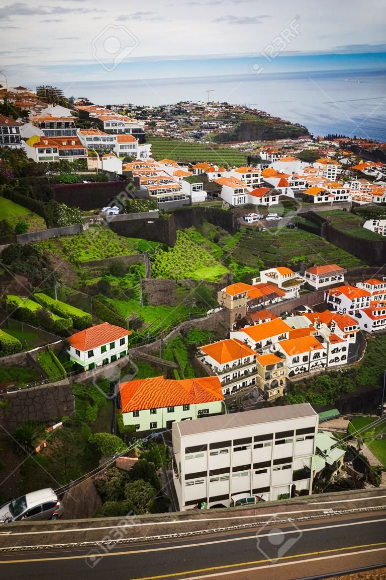 the view from Cablecar in Funchal Madeira Portugal