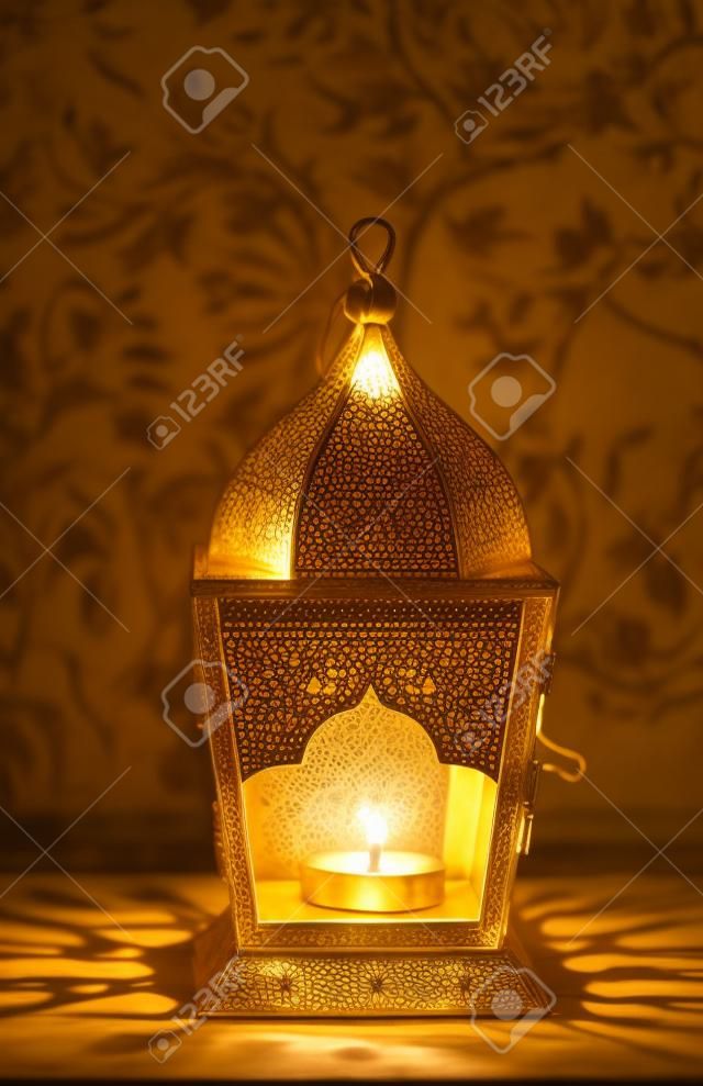Gold Arabic Lantern.