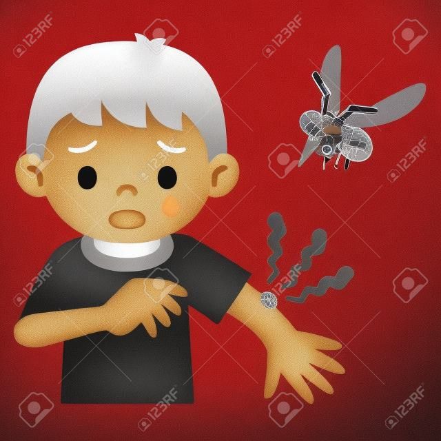 Boy a été poignardé dans le moustique