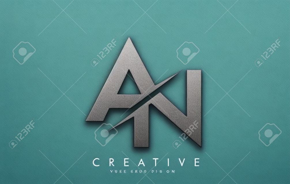 AN A N Letter Logo Design With A Creative Cut. Creative Logo Design..  Royalty Free SVG, Cliparts, Vectors, and Stock Illustration. Image  138923675.