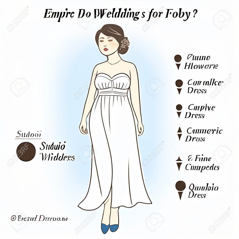 图表帝国婚纱适合女性形体类型说明女人内衣与婚纱礼服