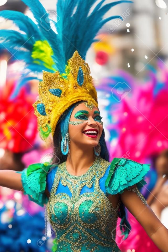 Rio de Janeiro carnival. Generative AI Stock Illustration