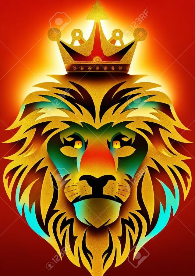logo leão rei