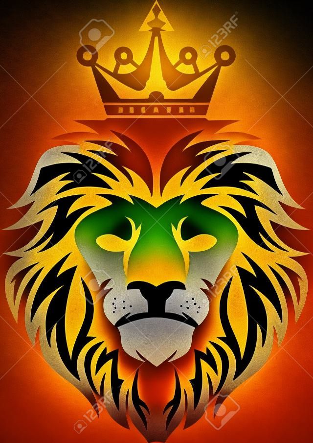 ロゴのライオン キング