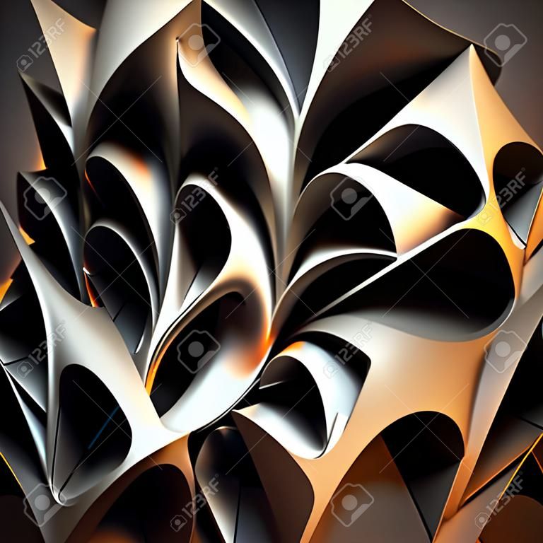 Beautiful abstract 3d modern geometric background for art banner concept