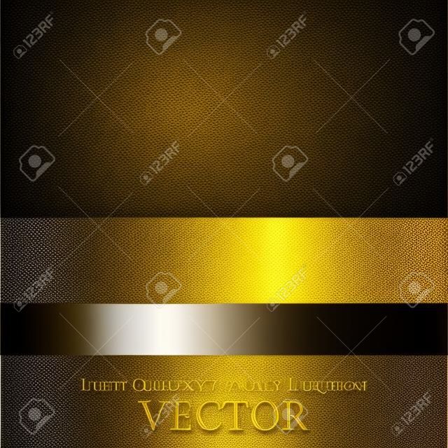 luksusowe formalne czarne tło wektor z układu złota wstążka