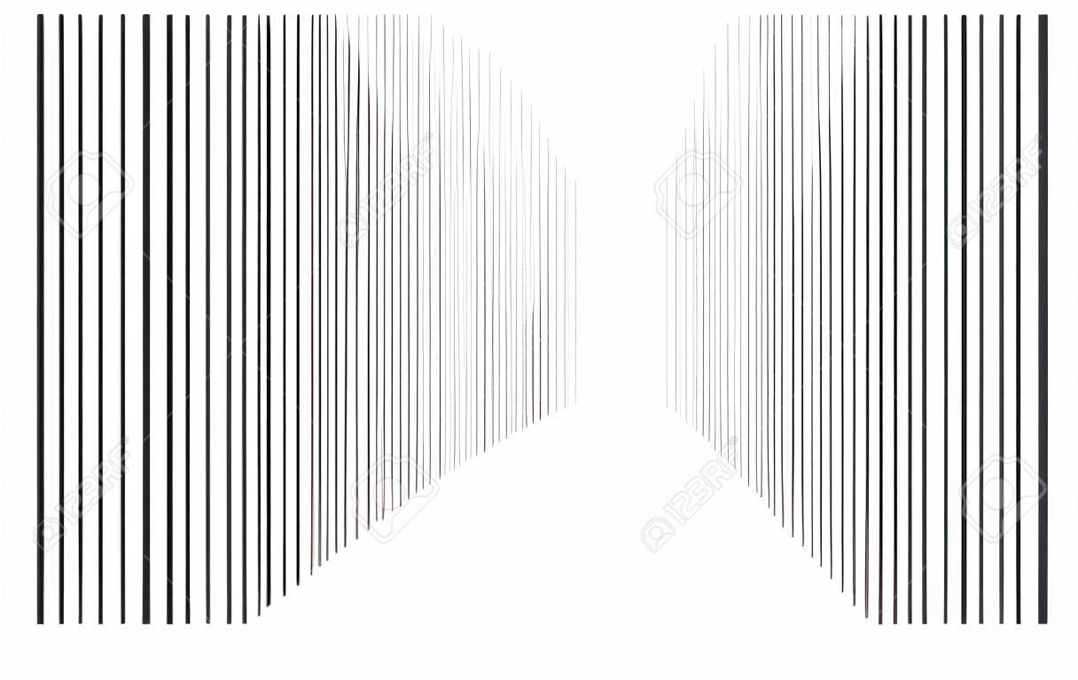 Lines in perspective abstract background