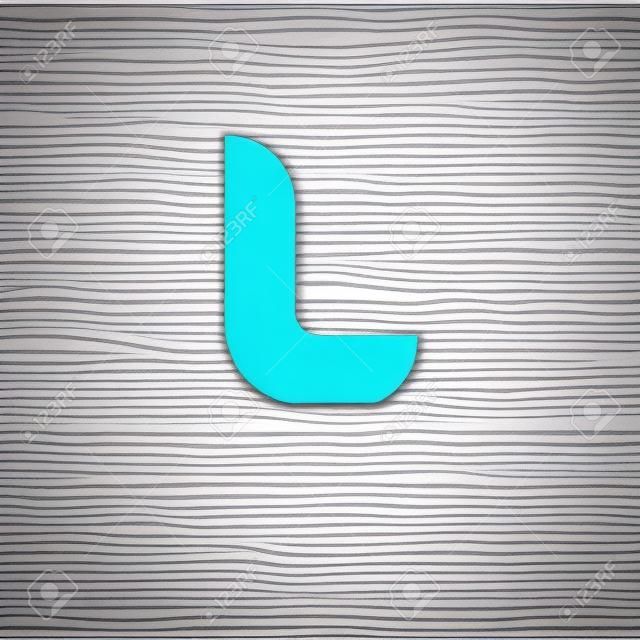 字母l标志图标设计模板元素