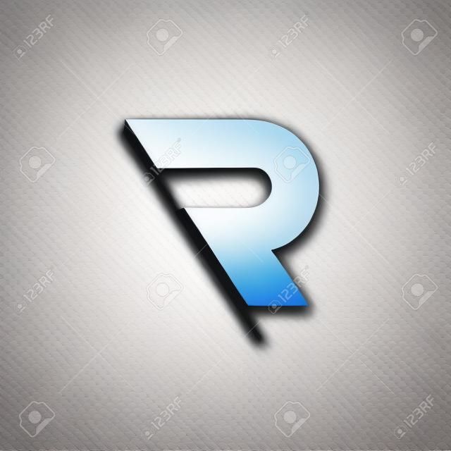 Letra R elementos de plantilla logotipo icono del diseño