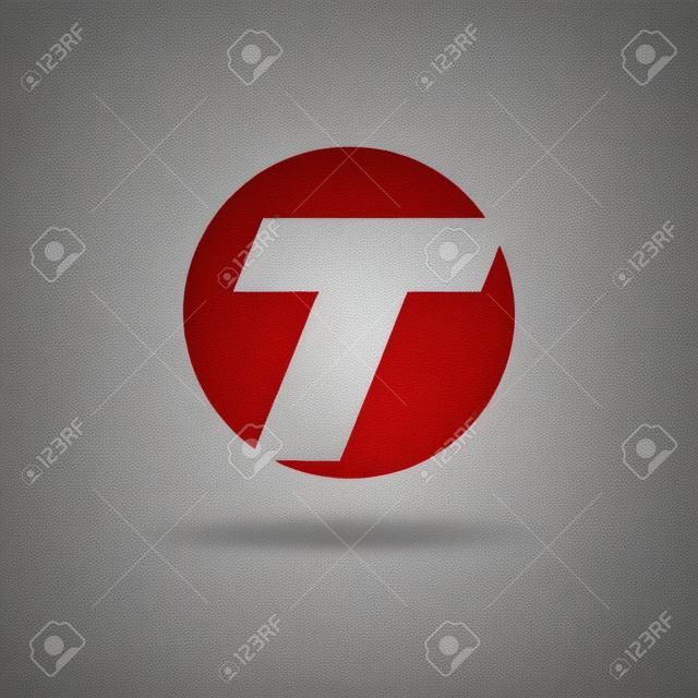Buchstabe T Logo Icon Design-Vorlage Elemente