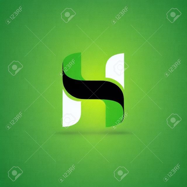 Elementos de modelo de design de ícone de logotipo letra H