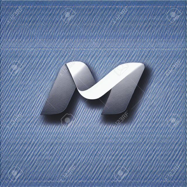 Letra M logo icono elementos de plantilla de diseño