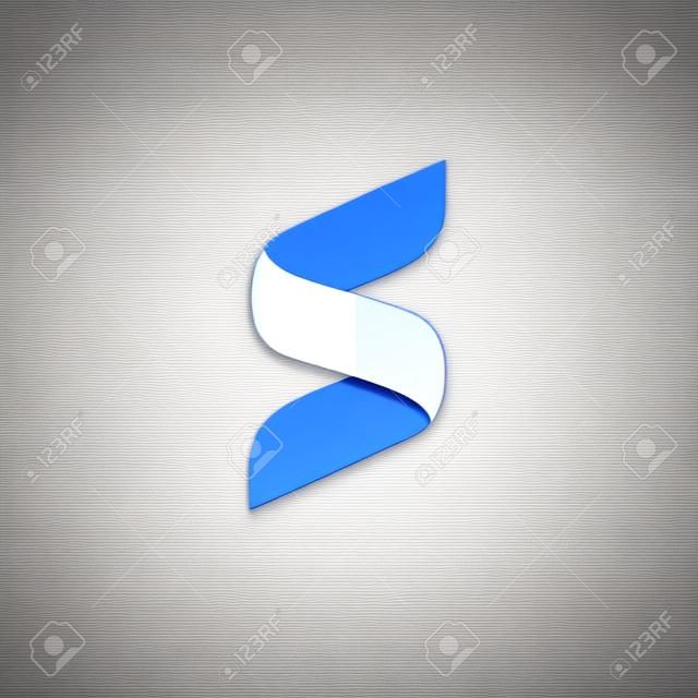 Buchstabe S-Symbol Design-Vorlage Elemente