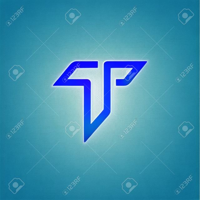 Letter T logo pictogram ontwerp template elementen