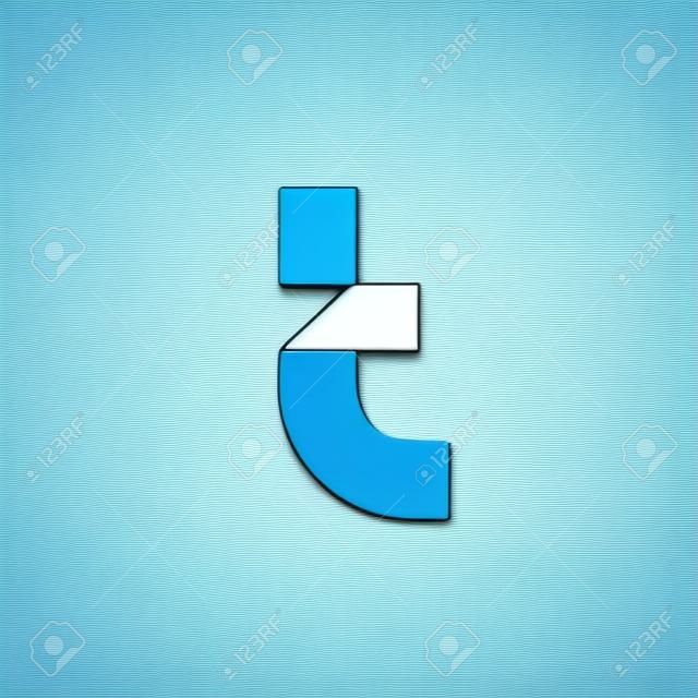 字母T标志图标设计模板元素