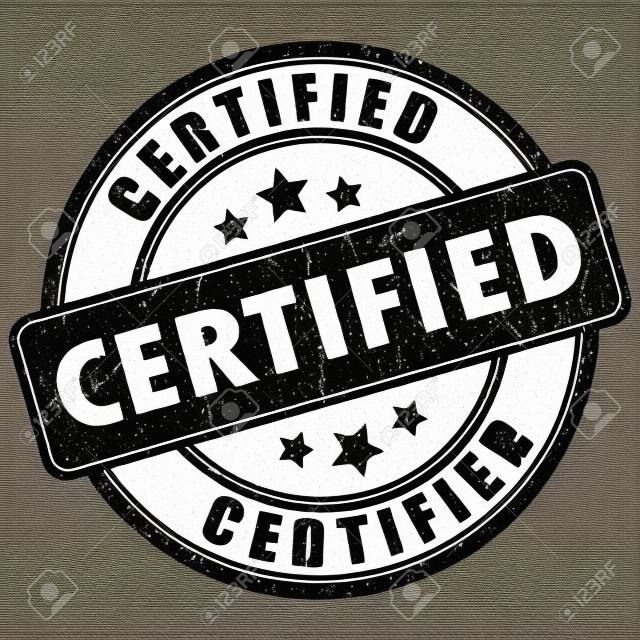 Vector sello de certificación