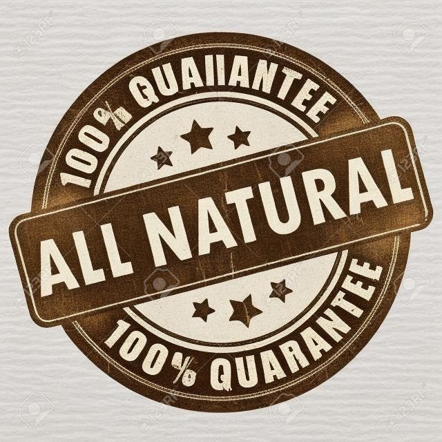 Natural guarantee stamp