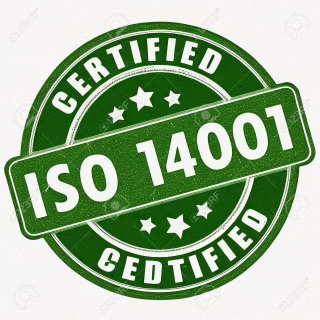 Cachet certifié ISO 14001