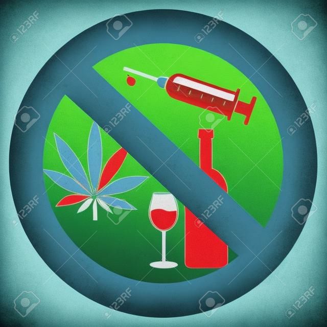 ない薬やアルコール記号