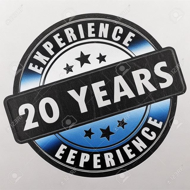 20 jaar ervaring rubber stempel