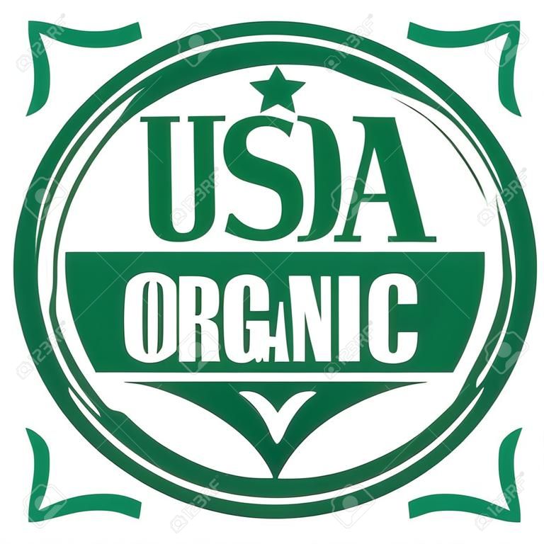 Usda organic vector icon