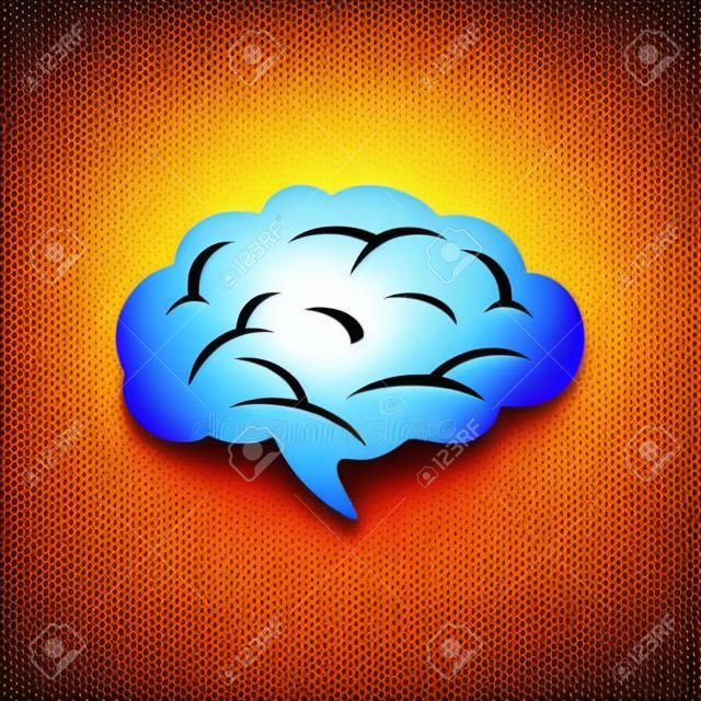 Brain icon vector illustration