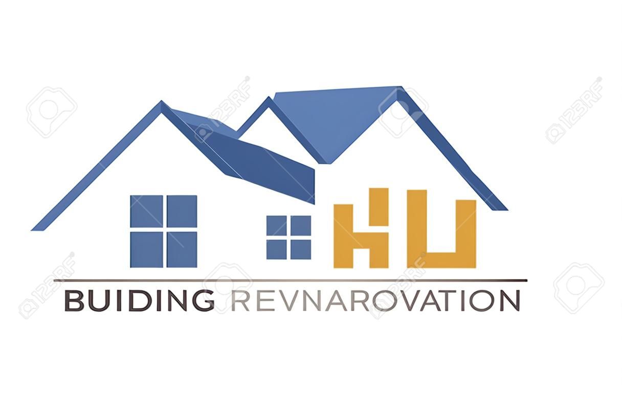 Illustration graphic vector of building house, renovation logo design template