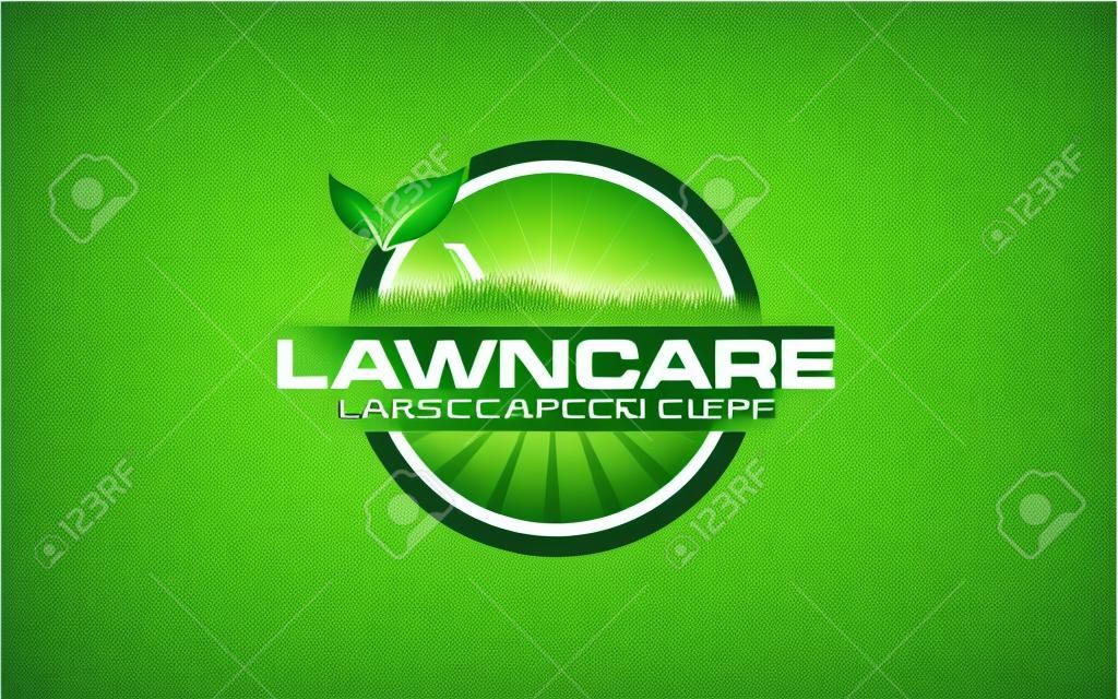 Illustration vector graphic of lawn care, landscape, grass logo design template