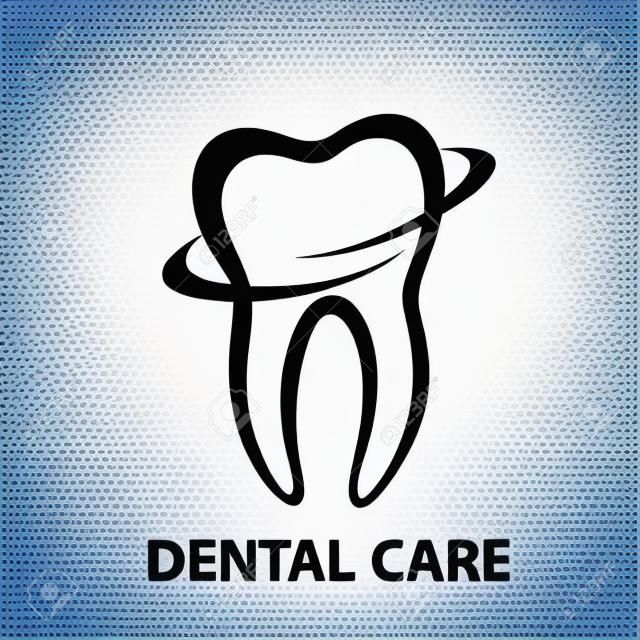 Health Dent Logo design vector. Cosmetic dental dentistry. Dental clinic Logotype concept icon. Health tooth poster or card.