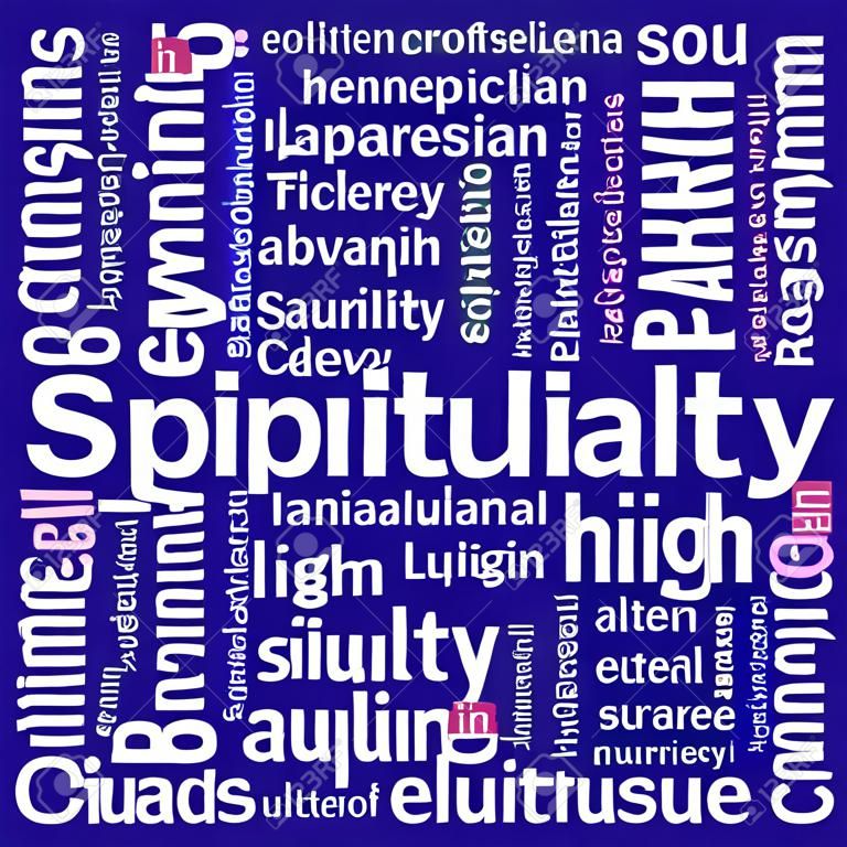 単語の雲 - 霊性