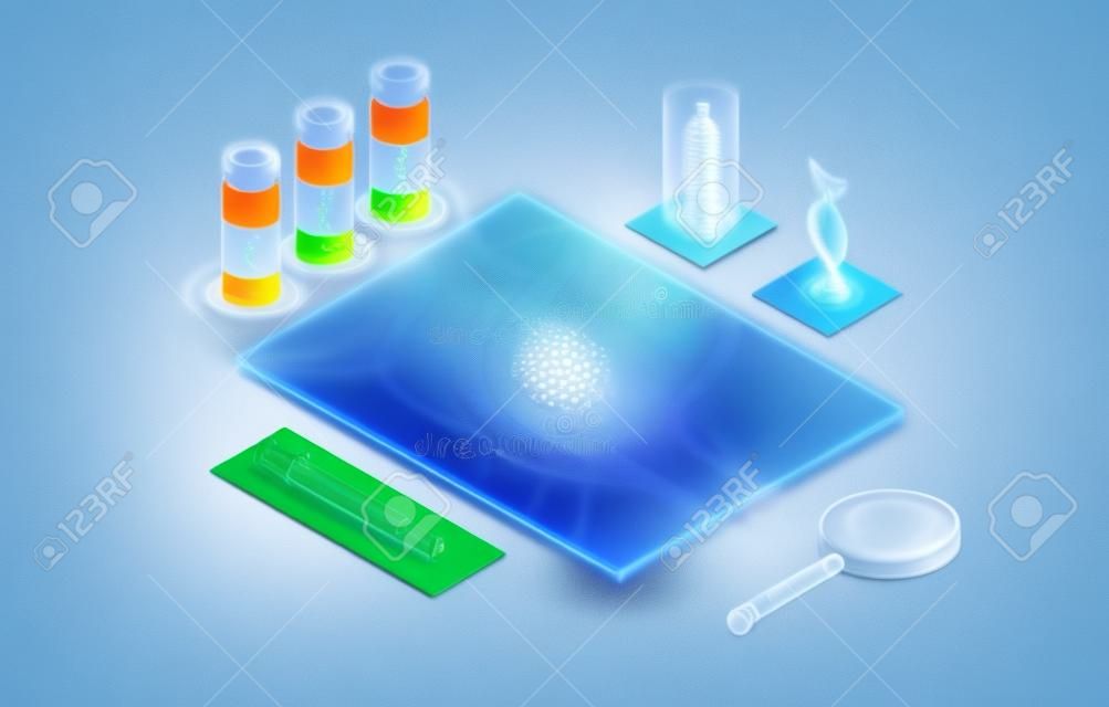 Mrna-technologie - messenger-rna-technologien - innovative plattform für die entwicklung neuer medizinischer therapien - impftherapien der nächsten generation - 3d-darstellung