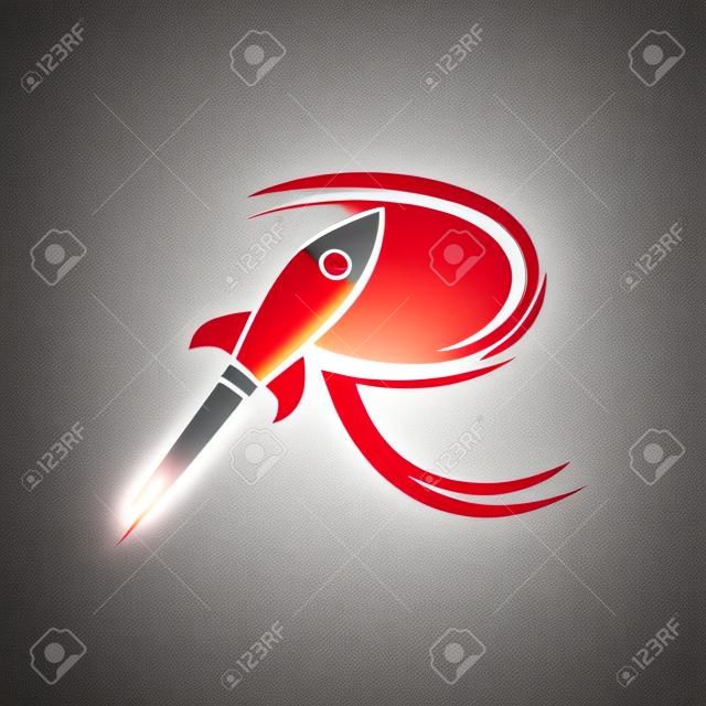 Rockets logo and Smoke that make letter R