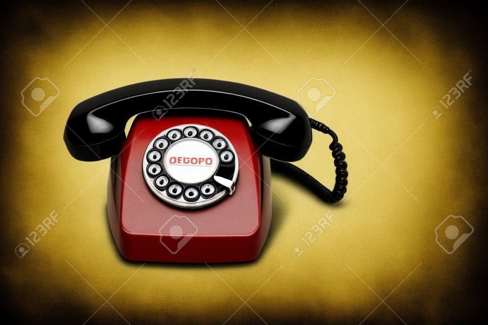 Telephone in retro style.