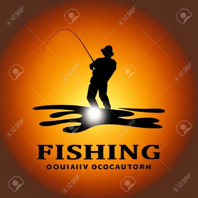 Fishing Logo Icon Vector, Catch Fish On The Boat, Outdoor Sunset Silhouette  Design Royalty Free SVG, Cliparts, Vectors, and Stock Illustration. Image  199026033.