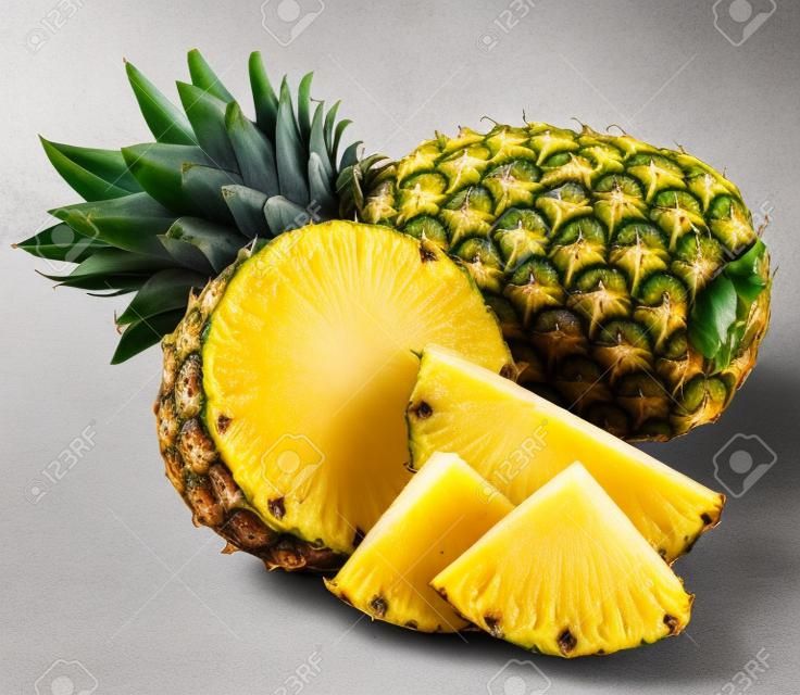 ananas met plakjes