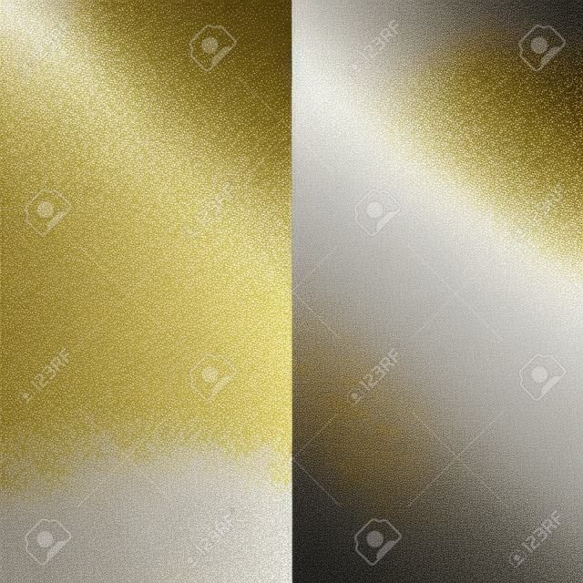白銀和黃金的背景圖形藝術紋理，金箔和銀箔側邊欄面板