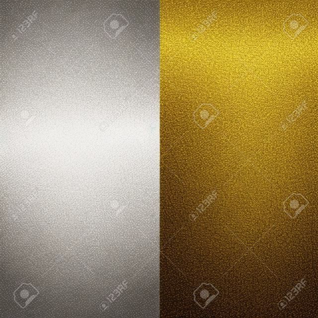 白銀和黃金的背景圖形藝術紋理，金箔和銀箔側邊欄面板