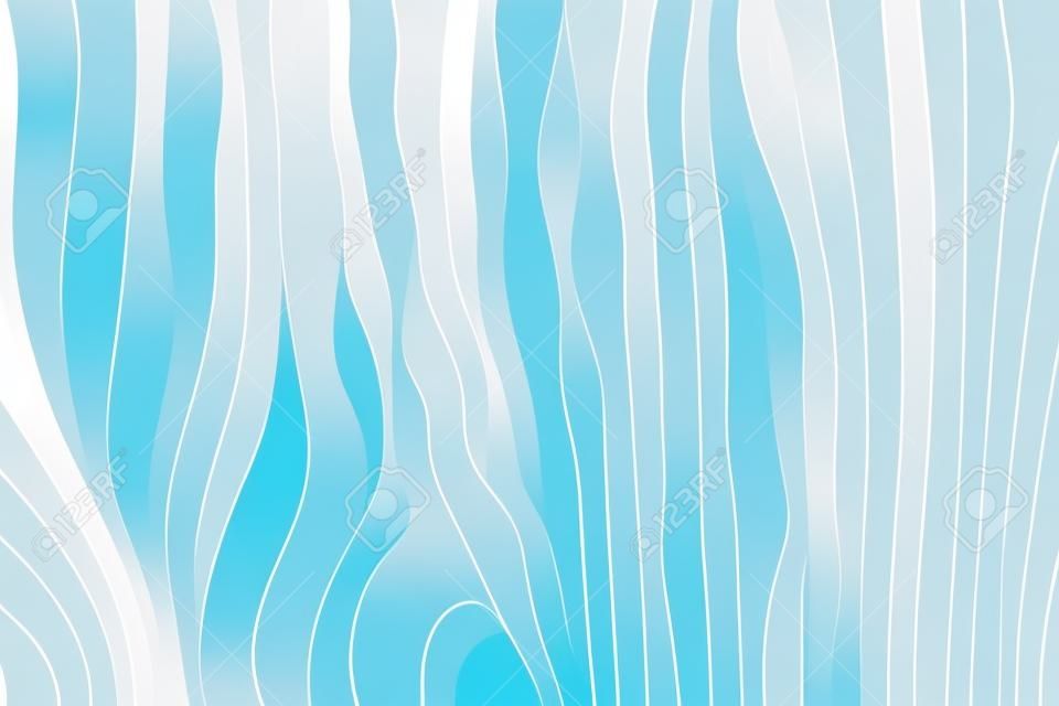 抽象的な白い波の背景。最小限の白いグラフィック壁紙。2Dイラスト。
