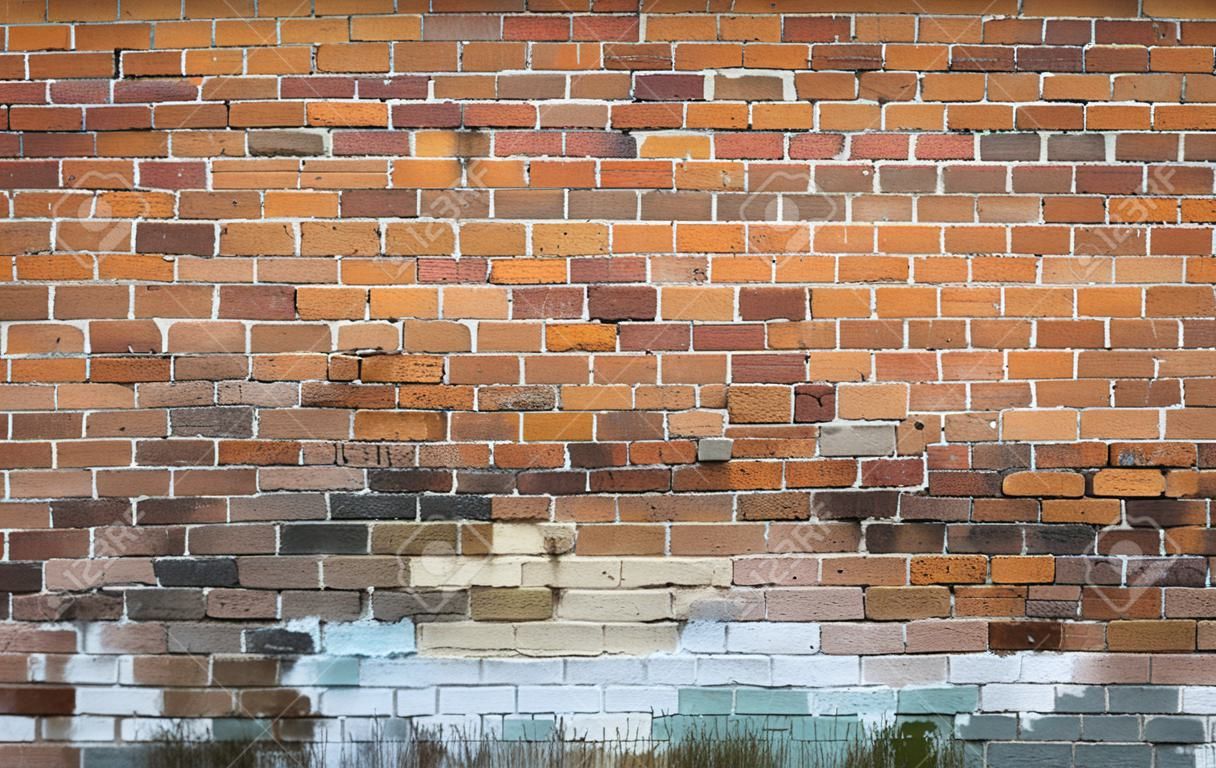 vuile bakstenen muur, grungy textuur