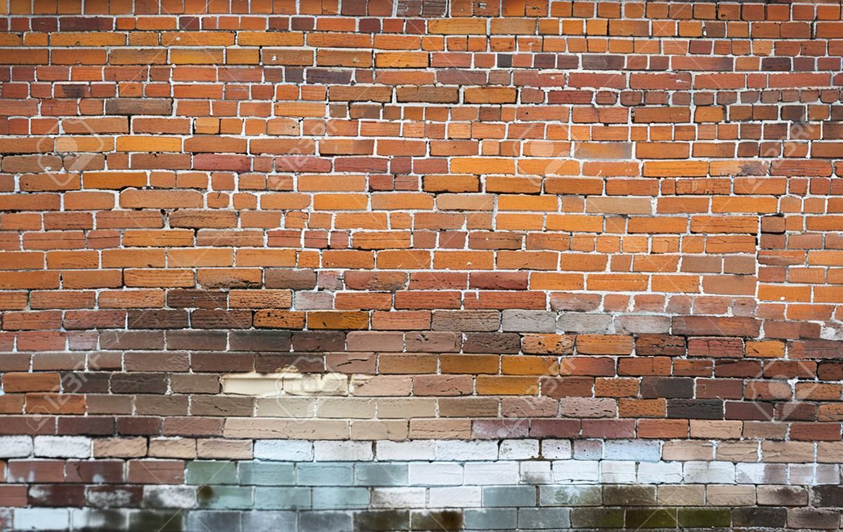 vuile bakstenen muur, grungy textuur