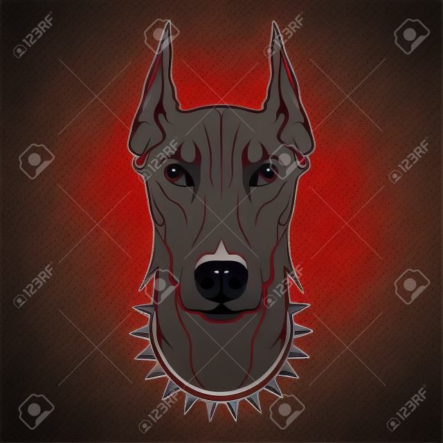 Doberman dog icon Dog collection
