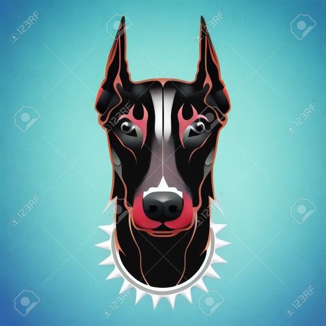 Doberman dog icon Dog collection