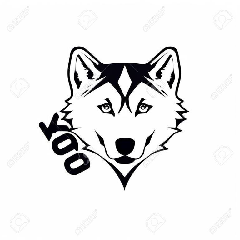 Husky dog â€‹â€‹logo Pet Emblem